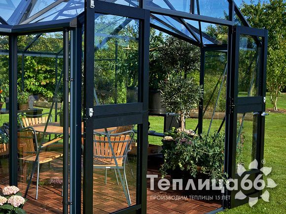 Элитная Теплица Juliana Orangery Anthracite 15,2 м²